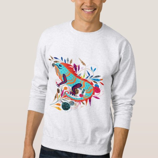Sweatshirt Créatures capricieuses | Iguana (Devant)
