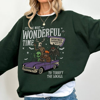 Sweatshirt Crédible Bigfoot Mothman Wendigo Extraterrestre Pa