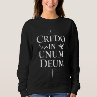 Sweatshirt Credo in Unum Deum - Foi et Dévotion