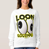 Sweatshirt Creekrat Cartoon Studios "Loon Equipped" 2025 Art! (Devant)