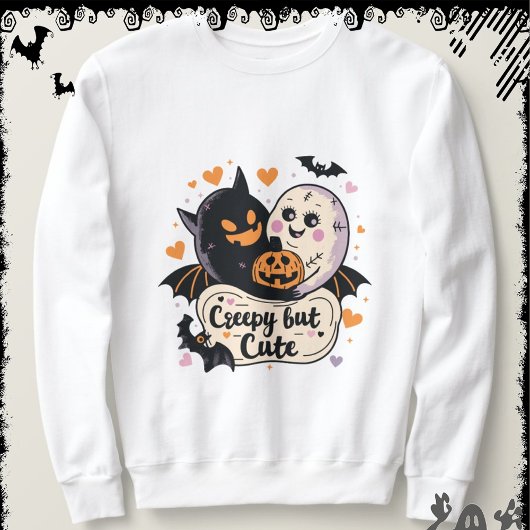 Sweatshirt Creepy but Cute | ExDesigner | Halloween