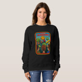 Sweatshirt Créer Mondes Maître Constructeur Ingénieur Constru (Devant entier)