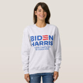 Sweatshirt Créez votre propre Biden Harris 2024 (Devant entier)