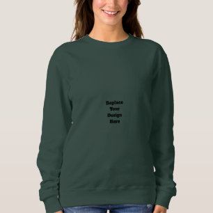 Sweatshirt Créez votre propre blanc