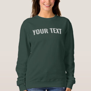 Sweatshirt Créez votre propre modèle de sweat-shirt double fa