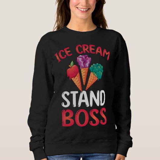 Sweatshirt Crème de glace Stand Boss Loss Icecream (Devant)