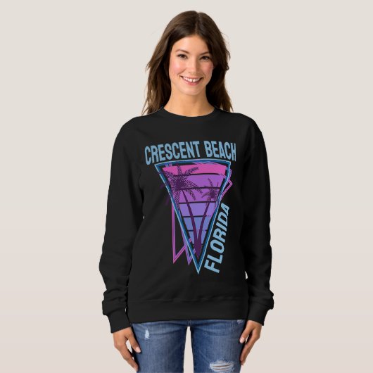 Sweatshirt Crescent Beach Vacation  1 (Devant entier)
