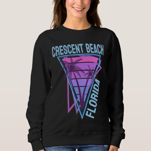 Sweatshirt Crescent Beach Vacation  1 (Devant)