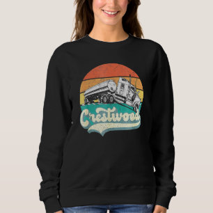 Sweatshirt Crestwood Kentucky Ky Tourisme Semi Coincé Sur Rai