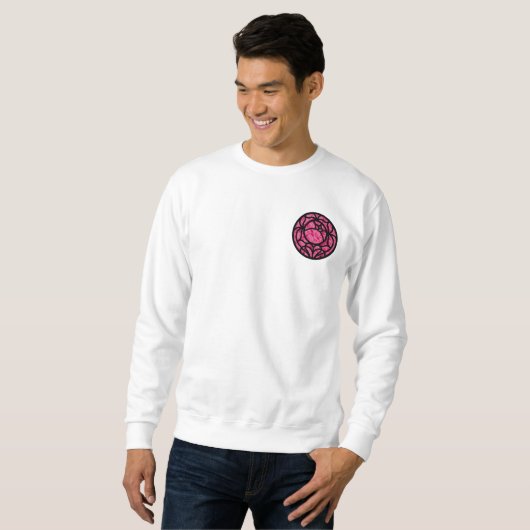 Sweatshirt Crête rose (Devant entier)