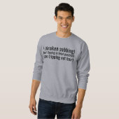 Sweatshirt cri (Devant entier)