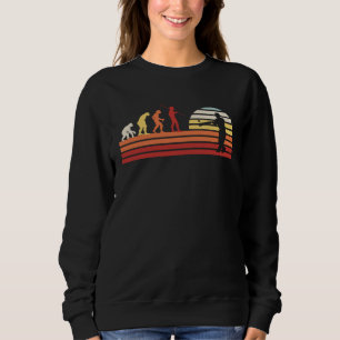 Sweatshirt Cricket Rétro Joueur de Cricket Vintage Arbitre de