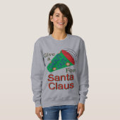 Sweatshirt Criez pour le Père Noël (Devant entier)