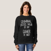 Sweatshirt Criminal Justice Degree Graduate Graduation (Devant entier)