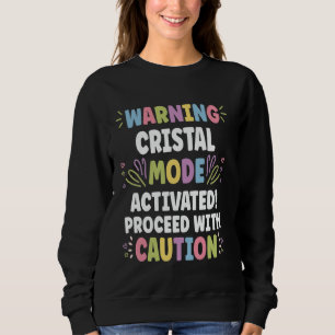 Sweatshirt CRISTAL Nom personnalisé Funny Cute Custom CRISTA