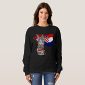 Sweatshirt Croatia Rabbit (Devant entier)