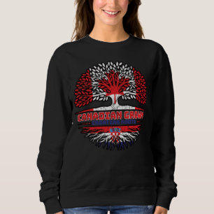 Sweatshirt Croatie Drapeau canadien des racines de l'arbre du