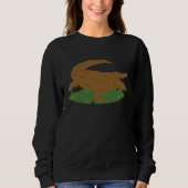 Sweatshirt crocodile alligator reptile animals  2 (Devant)