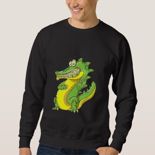 Sweatshirt Crocodile with Braces (Devant)