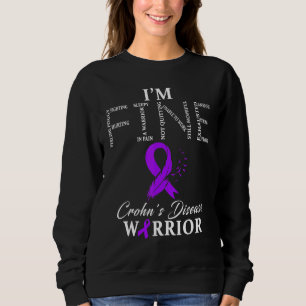 Sweatshirt Crohns Maladie Guerrier Im Fine