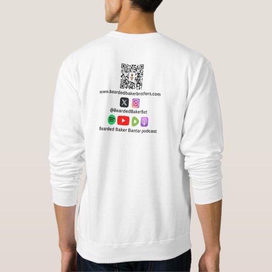 Sweatshirt Croire En La Barbe (Dos)