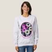 Sweatshirt Croire En Miracles Daisies Inspirationnel (Devant entier)
