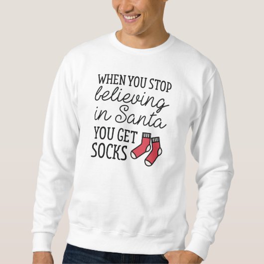 Sweatshirt Croire En Père Noël (Devant)