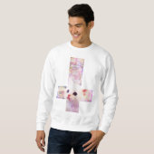 Sweatshirt croisé d'hamburger (Devant entier)