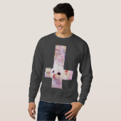 Sweatshirt croisé d'hamburger (Devant entier)
