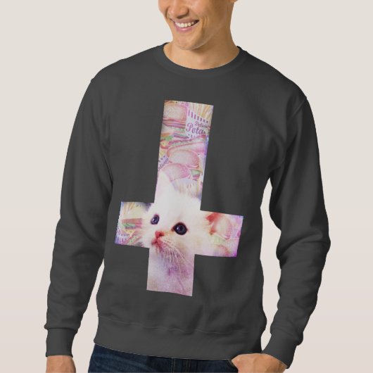 Sweatshirt croisé d'hamburger (Devant)