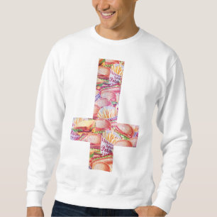 Sweatshirt croisé d'hamburger