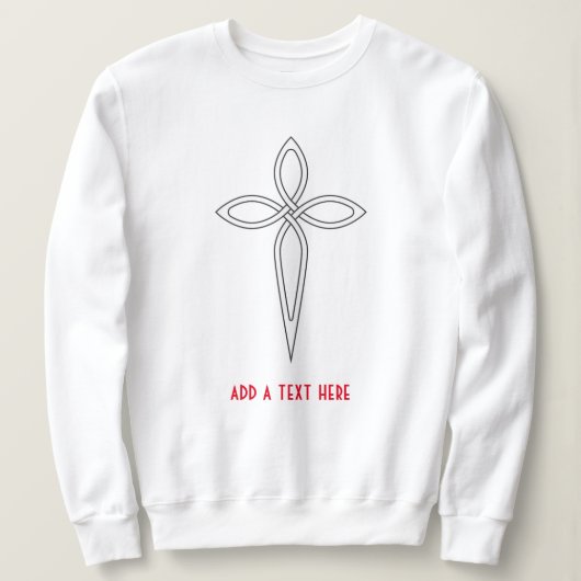 Sweatshirt croisé Jésus-Christ (Design devant)