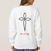 Sweatshirt croisé Jésus-Christ (Dos)