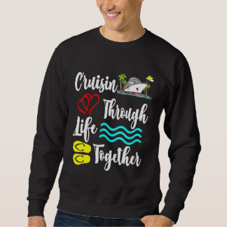Sweatshirt Croisière à travers la vie ensemble Cratant bateau