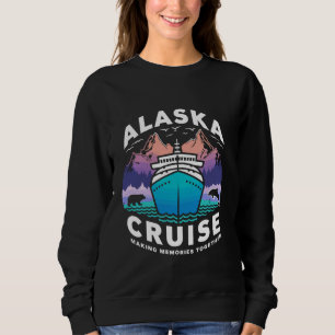 Sweatshirt Croisière Alaska 2024 Rassembler les souvenirs Mat