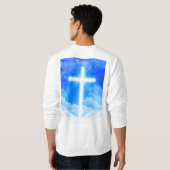 Sweatshirt Croix de chrétien personnalisable de Jésus-Christ (Dos entier)