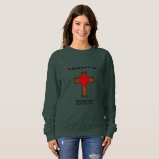 Sweatshirt Croix-Rouge originale (sweatshirt de dames)