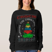 Sweatshirt Croquer autour de l'arbre de Noël (Devant)