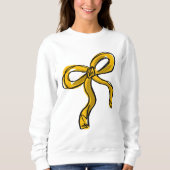 Sweatshirt Croquis en or jaune (Devant)