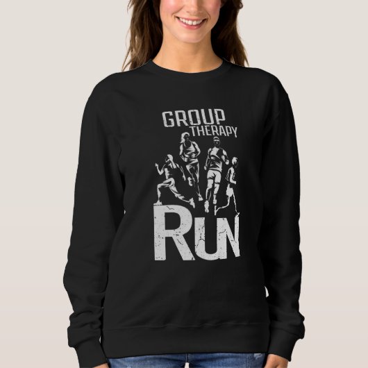 Sweatshirt Cross Country - Fun Group Therapy Running, Running (Devant)