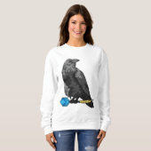 Sweatshirt Crow at Darts (Devant entier)