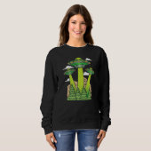 Sweatshirt Croyant extraterrestre Science-fiction Extraterres (Devant entier)