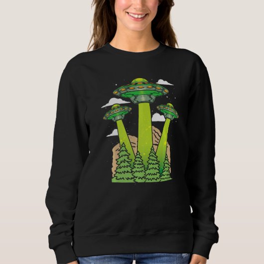 Sweatshirt Croyant extraterrestre Science-fiction Extraterres (Devant)