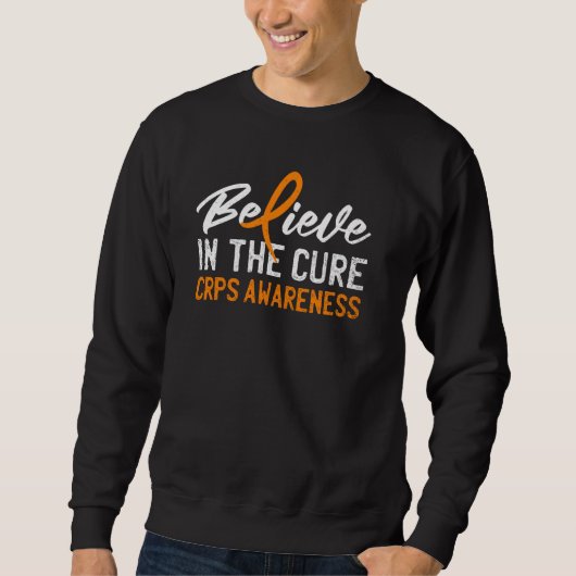 Sweatshirt Croyez En Le Mois Cure Rsd Crps Sensibilisation Or (Devant)