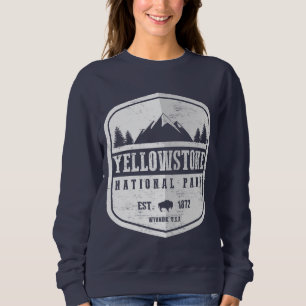 Sweatshirt Cru de parc national de Yellowstone