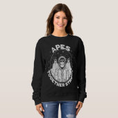 Sweatshirt Crypto Apes together strong Ape to the moon (Devant entier)