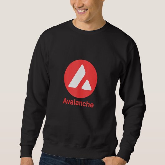Sweatshirt Crypto Avalanche Coin Avalanche (Devant)