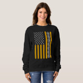 Sweatshirt Crypto Bitcoin Cryptomonnaie Blockchain Hodl Drape (Devant entier)