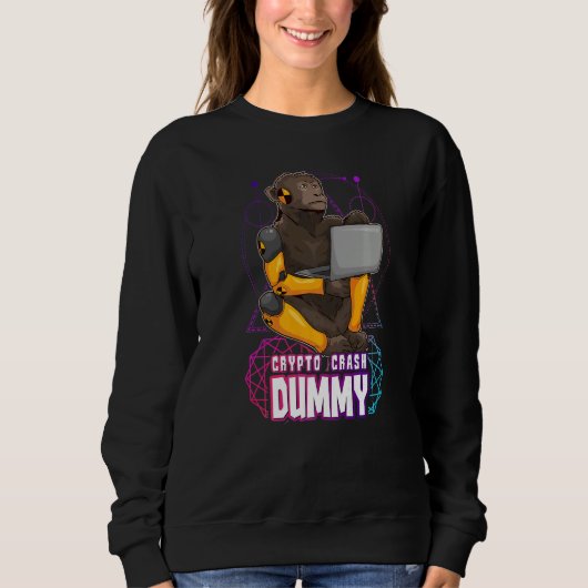 Sweatshirt Crypto Crash Dummy (Devant)
