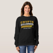 Sweatshirt Crypto Crypto Millionnaire Chargement (Devant entier)